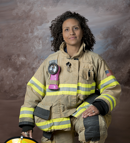 woman firefigher